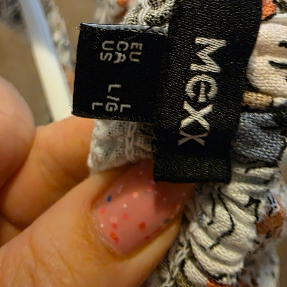 Mexx Floral Midi Dress size Large - Picture 3 of 4